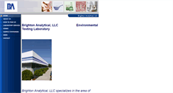 Desktop Screenshot of brightonanalytical.net